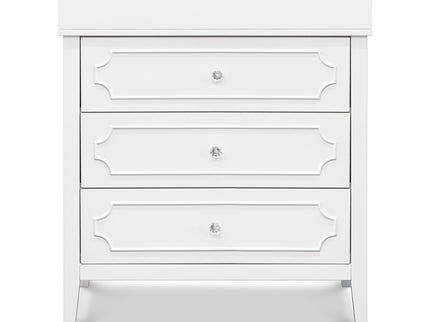 M11423W,DaVinci,Chloe Regency 3-Drawer Dresser in White