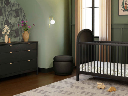 M22985BKB,Babyletto,Enoki Storage Ottoman in Black Boucle