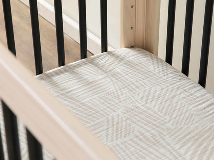 M9001NXB,Babyletto,Lolly 3-in-1 Convertible Crib w/Toddler Bed Conversion in WashedNatural/Black