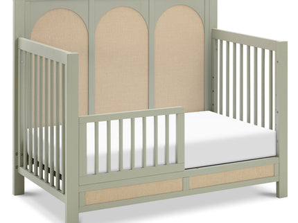 M24801FSPSEW,Namesake,Eloise 4-in-1 Convertible Crib in French Sage and Performance Sand Eco-Weave