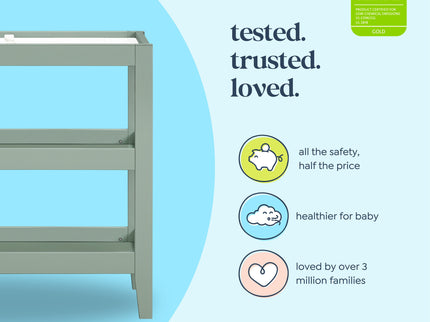 F11902LS,Carter's,Colby Changing Table in Light Sage