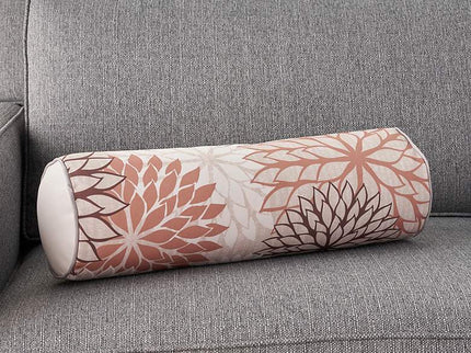 Aloha Beige Brown 20" x 6" Indoor/Outdoor Bolster Pillow