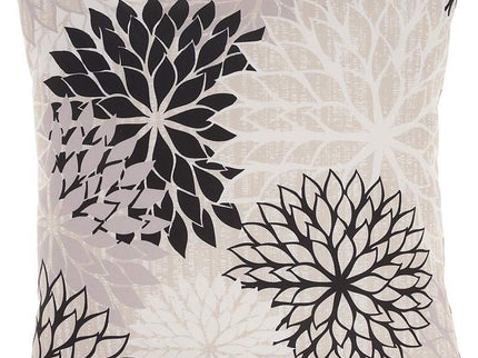 Aloha Black White 20" Square Indoor/Outdoor Throw Pillow