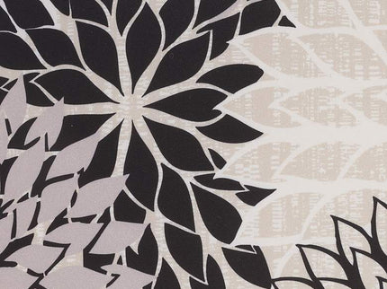 Aloha Black White 20" Square Indoor/Outdoor Throw Pillow