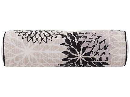 Aloha Black White 20" x 6" Indoor/Outdoor Bolster Pillow