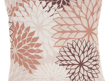 Aloha Natural Brown 20" Square Indoor/Outdoor Throw Pillow