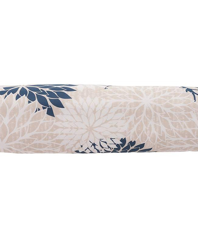 Aloha Navy Ivory 20" x 6" Indoor/Outdoor Bolster Pillow