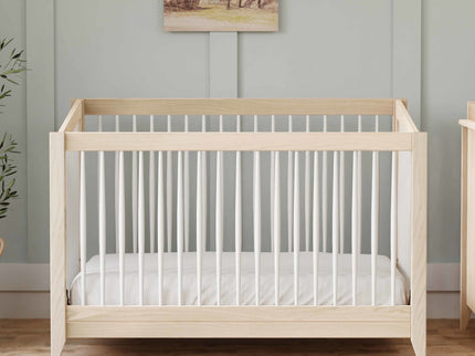 M10301NXW,Babyletto,Sprout 4-in-1 Convertible Crib w/Toddler Bed Conversion Kit in W Natural/White