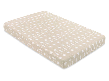 T27036,Babyletto,Beach Bum Muslin Mini Crib Sheet in GOTS Certified Organic Cotton