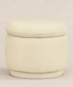 Ivory Velvet Checker