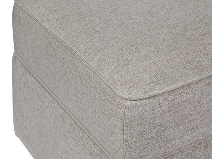 M17285PGEW,Namesake,Willa/Alden Gliding Ottoman in Performance Grey Eco-Weave