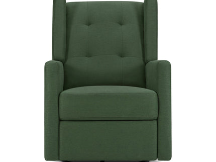 M21287PNG,DaVinci,Maddox recliner and swivel glider in Pine Green