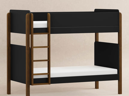 M18494BNL,Babyletto Kids,TipToe Bunk Bed in Black and Natural Walnut