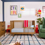W4901L,DaVinci,Marley 3-In-1 Convertible Crib in Walnut