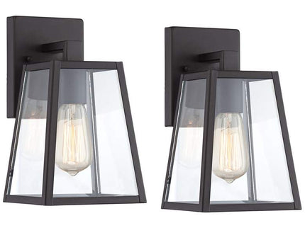 Arrington 10 3/4" High Mystic Black Sconces Set of 2