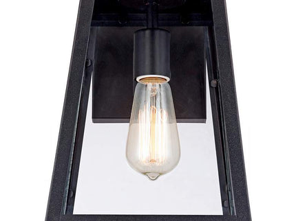 Arrington 13" High Glass and Mystic Black Wall Sconce Set of 2