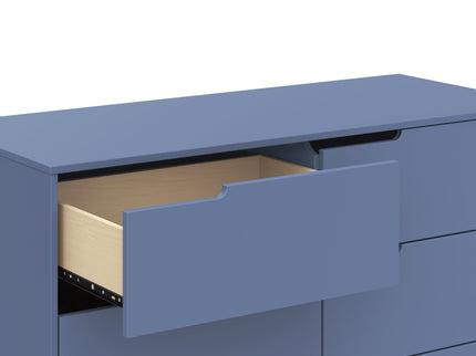 M4216CVB,Babyletto,Hudson 6-Drawer Double Dresser  Assembled in Cove Blue