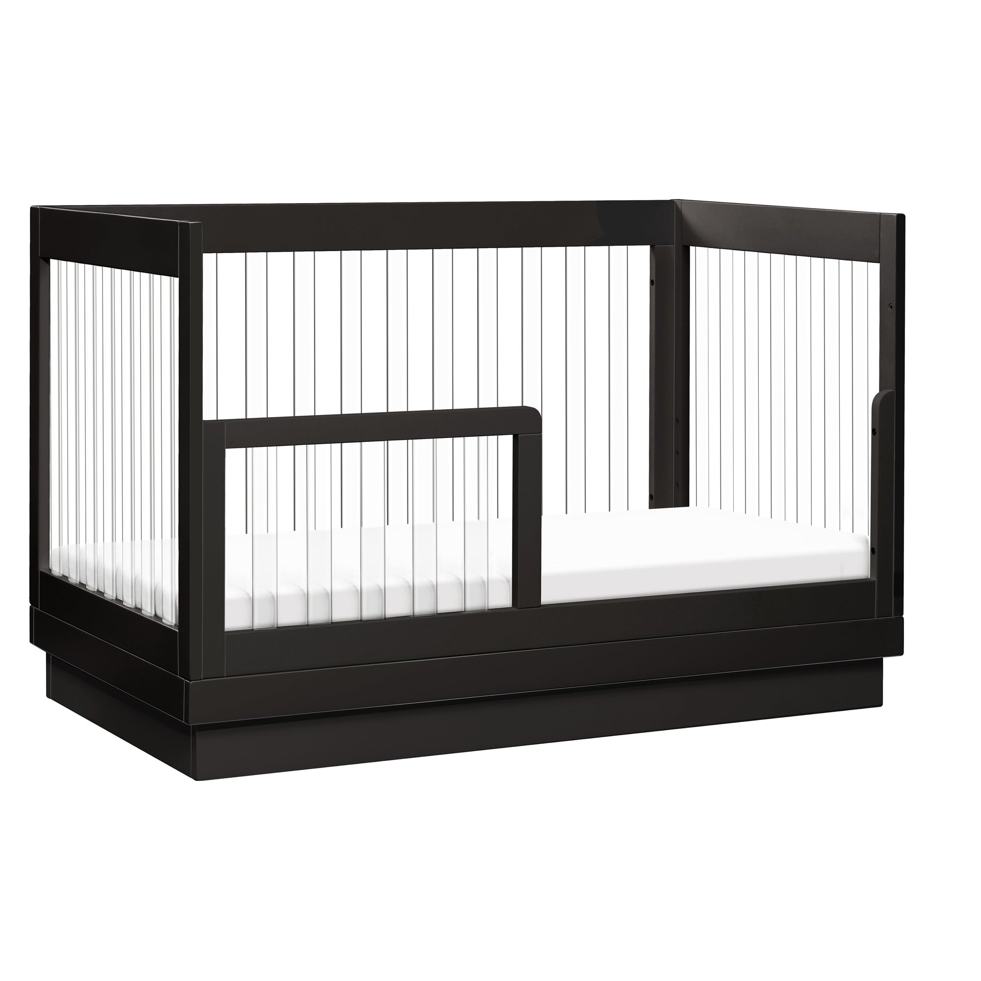 M8601KB,Babyletto,Harlow 3-in-1 Convertible Crib w/Toddler Bed Conversion Kit in Black/Acrylic