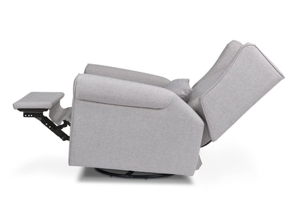 M21887MIG,DaVinci,Hayden Recliner and Swivel Glider in Misty Grey
