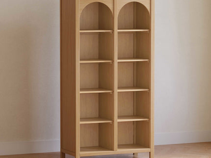 M24814HY,Namesake,Eloise Bookcase  Assembled in Honey