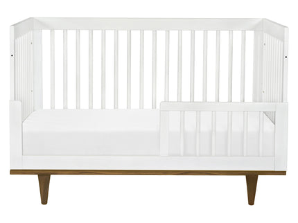 W4901WL,DaVinci,Marley 3-In-1 Convertible Crib in White Finish and Walnut Legs
