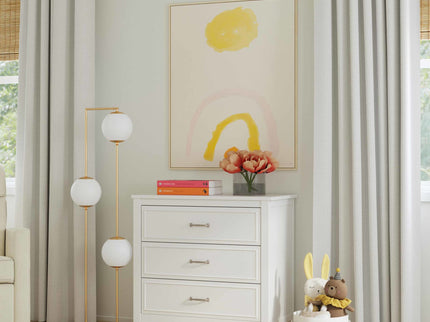 M12823W,DaVinci,Charlie 3-Drawer Dresser in White