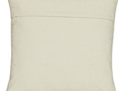 Aztec Cream and Indigo Wool 20" Square Accent Pillow