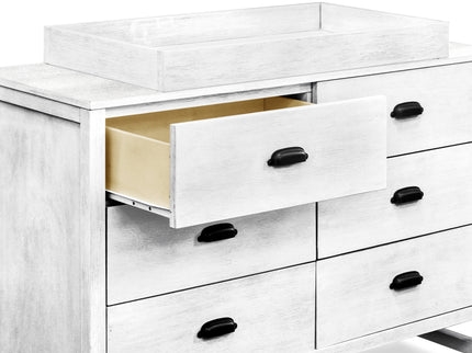 M13516CGW,DaVinci,Fairway 6-Drawer Double Dresser in Cottage White