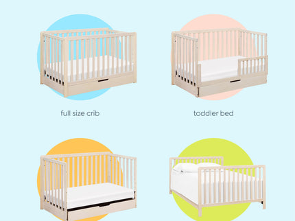 F11951NX,Carter's,Colby 4-in-1 Convertible Crib w/ Trundle Drawer in Washed Natural