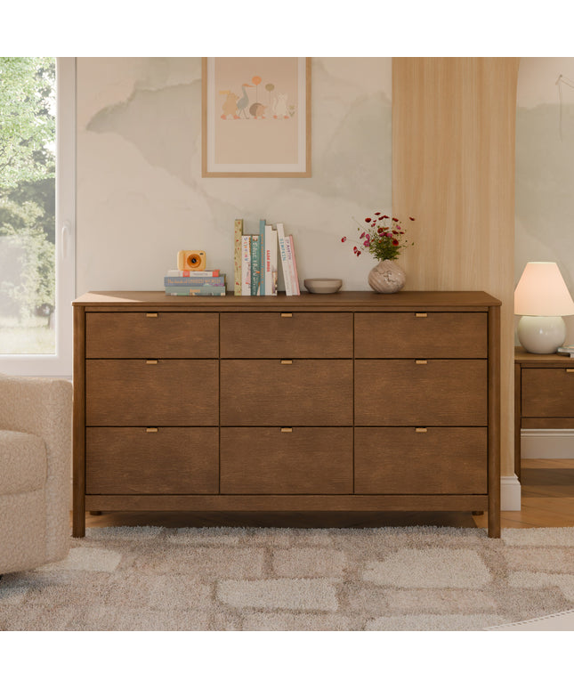 M25928NL,Babyletto Kids,Bondi 9-Drawer Assembled Dresser in Natural Walnut