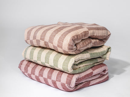 T30535,Babyletto,Moss Stripe Muslin Crib Sheet in GOTS Certified Organic Cotton