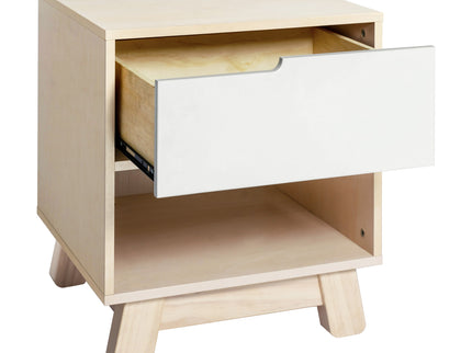 M4260NXW,Babyletto,Hudson Nightstand with USB Port in Washed Natural / White