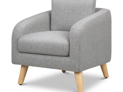 M30703FTGLF,DaVinci,Nina Kids Chair in Frost Grey with Light Wood Feet
