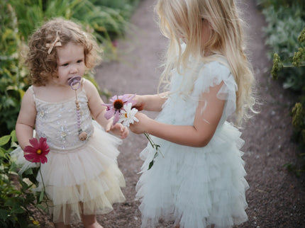 Mushie Silicone Pacifier Clip | Eva