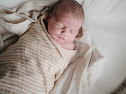 Mushie Organic Cotton Muslin Swaddle Blanket