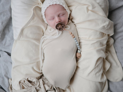 Mushie Silicone Pacifier Clip | Eva