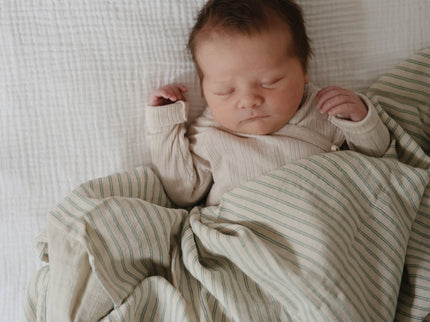 Mushie Organic Cotton Muslin Swaddle Blanket