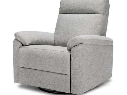 M24388FTG,DaVinci,Suzy Electronic Swivel Recliner in Frost Grey