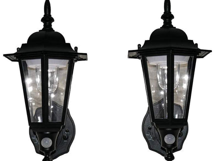 Battery Powered Motion Sensor LED Outdoor Lights Set of 2