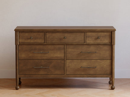 M31416NL,Namesake,Alouette 7-Drawer Assembled Dresser in Natural Walnut