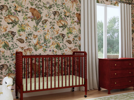 M7391C,DaVinci,Jenny Lind Stationary Crib In Rich Cherry Finish