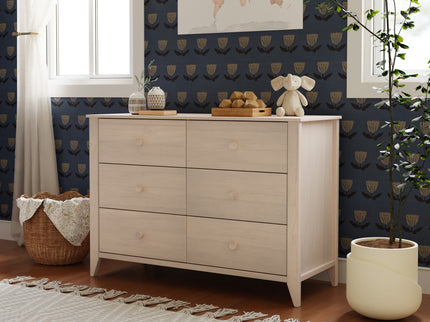 M10326NX,Babyletto,Sprout 6-Drawer Double Dresser in Washed Natural