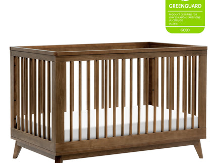 M5801NL,Babyletto,Scoot 3-in-1 Convertible Crib w/Toddler Bed Conversion Kit in Natural Walnut