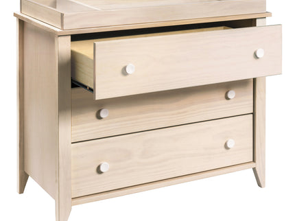 M10323NXW,Babyletto,Sprout 3-Drawer Changer Dresser in Washed Natural and White