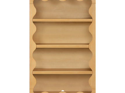 M31111HY,Babyletto Kids,Lido Wave Bookcase in Honey