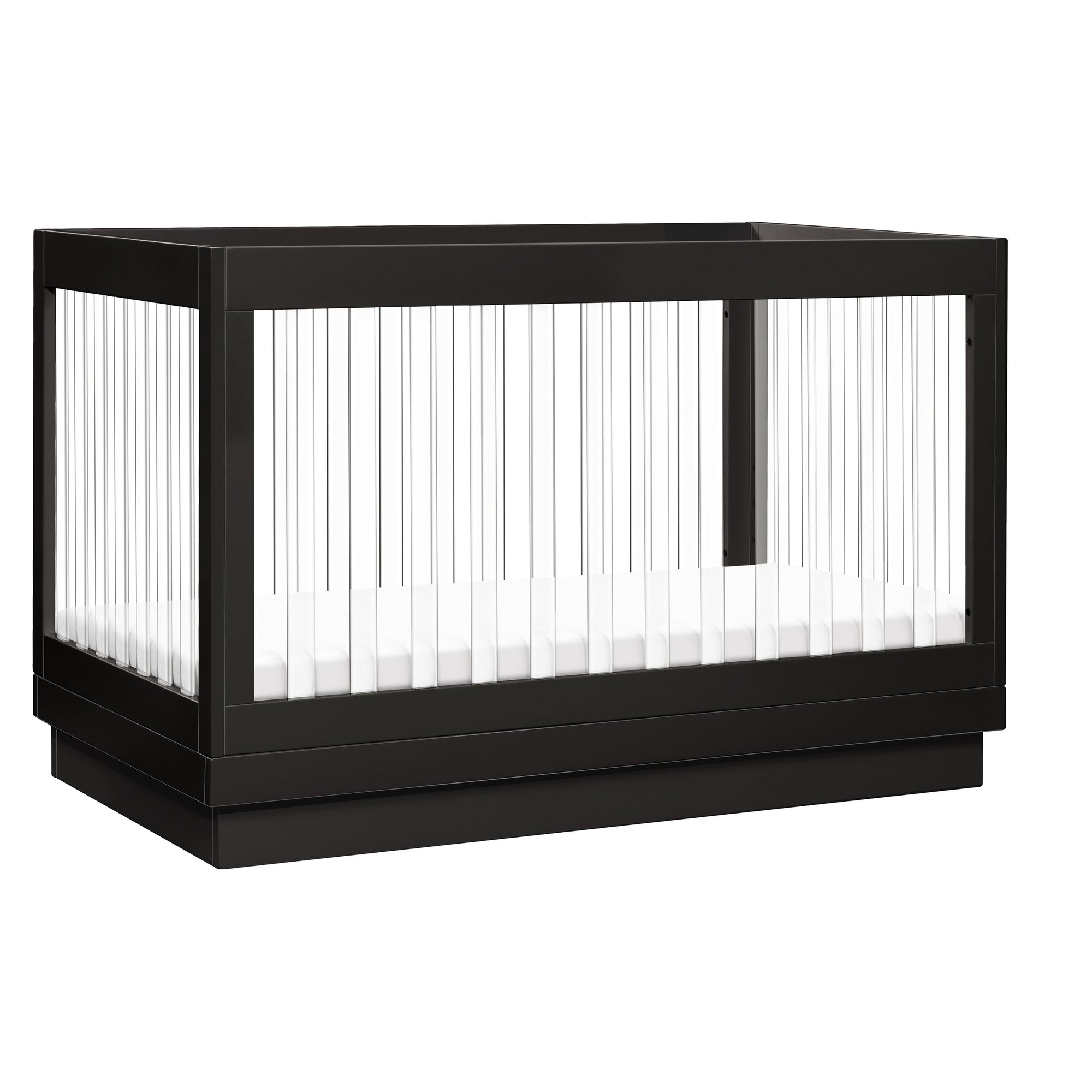 M8601KB,Babyletto,Harlow 3-in-1 Convertible Crib w/Toddler Bed Conversion Kit in Black/Acrylic