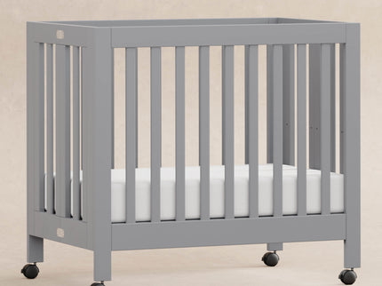 M6698G,Babyletto,Origami Mini Crib in Grey Finish