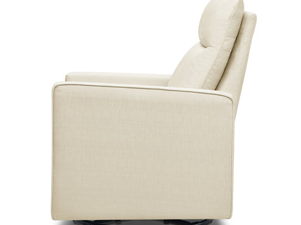 M19787NO,DaVinci,Gabby Pillowback Swivel Glider in Natural Oat