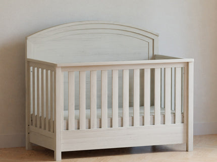 B26401WDF,Monogram by Namesake,Hemsted 4-in-1 Convertible Crib in White Driftwood