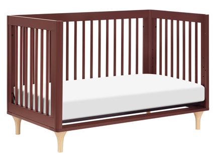 M9001CRN,Babyletto,Lolly 3-in-1 Convertible Crib w/Toddler Bed Conversion in Crimson/Natural